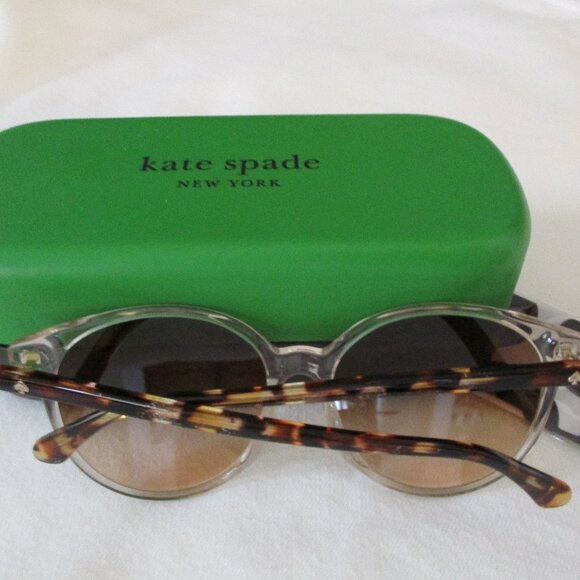 Kate Spade Kaiafs Crystal Oversized Round Sunglasses New in Case - Picture 3 of 9